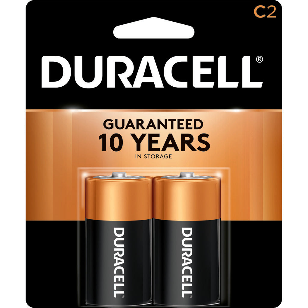Duracell Coppertop C Batteries - 2 Pack