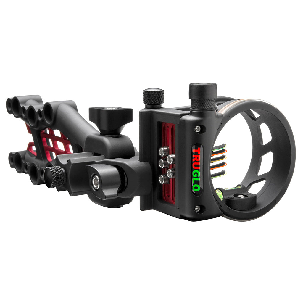 TruGlo Carbon Hybrid Micro Sight Black 5 Pin .019 RH/LH - Precision Archery Sight