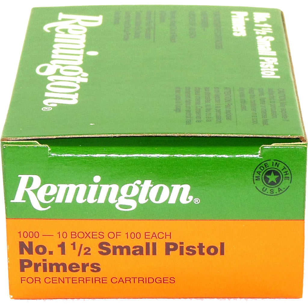 Remington Small Pistol Primers No. 1.5 1000 pk. HAZ