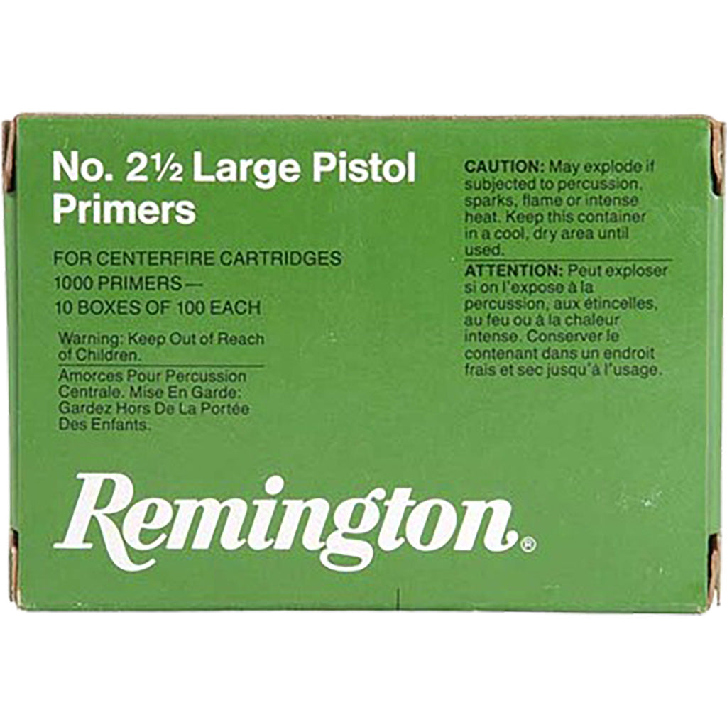 Remington Large Pistol Primers No. 2.5 1000 pk. HAZ