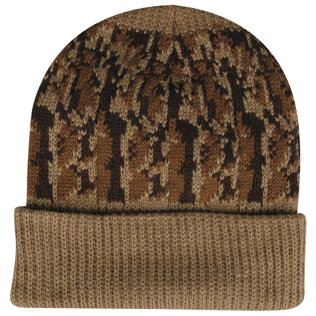Outdoor Cap Reversible Knit Beanie Camouflage/Blaze