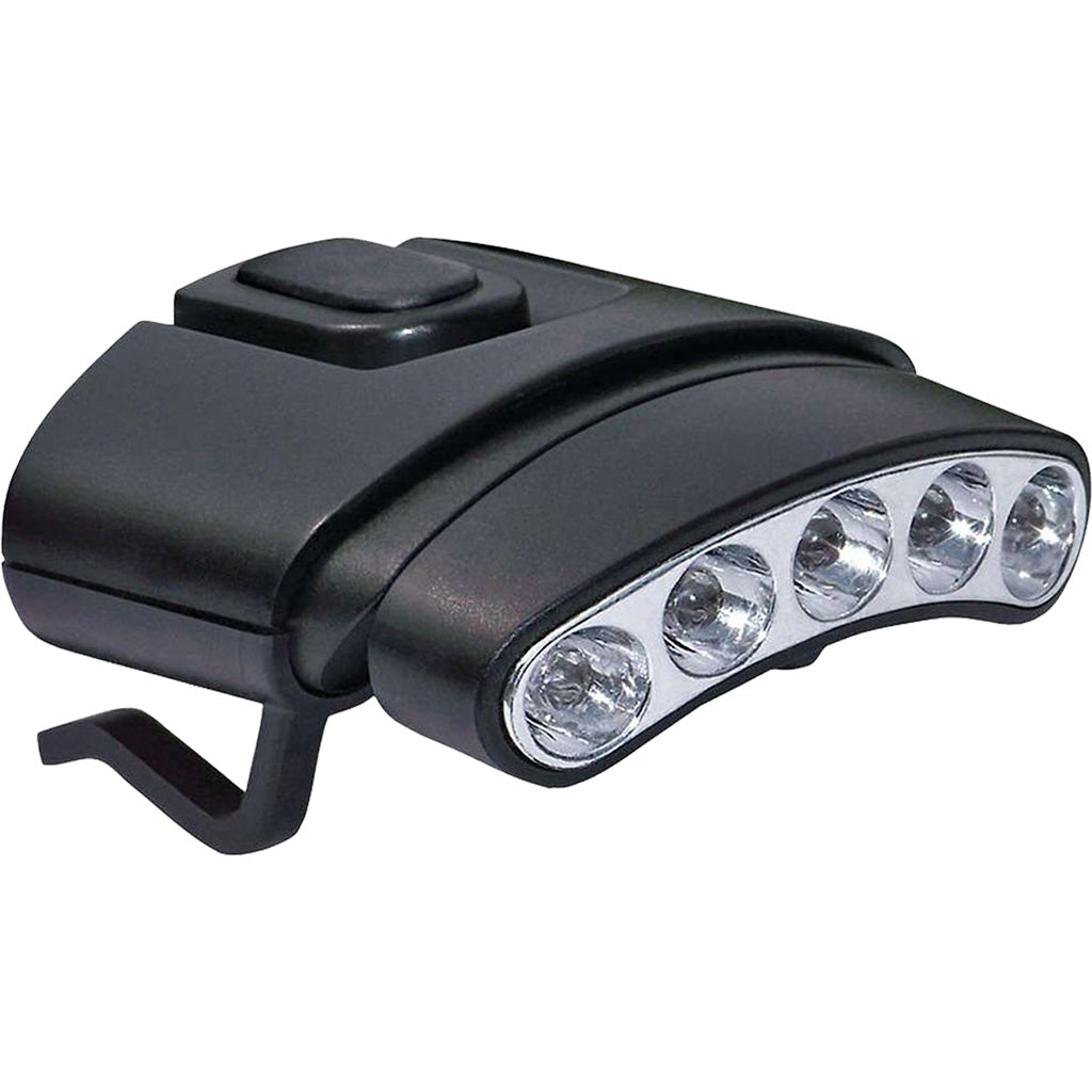 Cyclops Orion Tilt Hat Clip Headlamp - White LED - Black