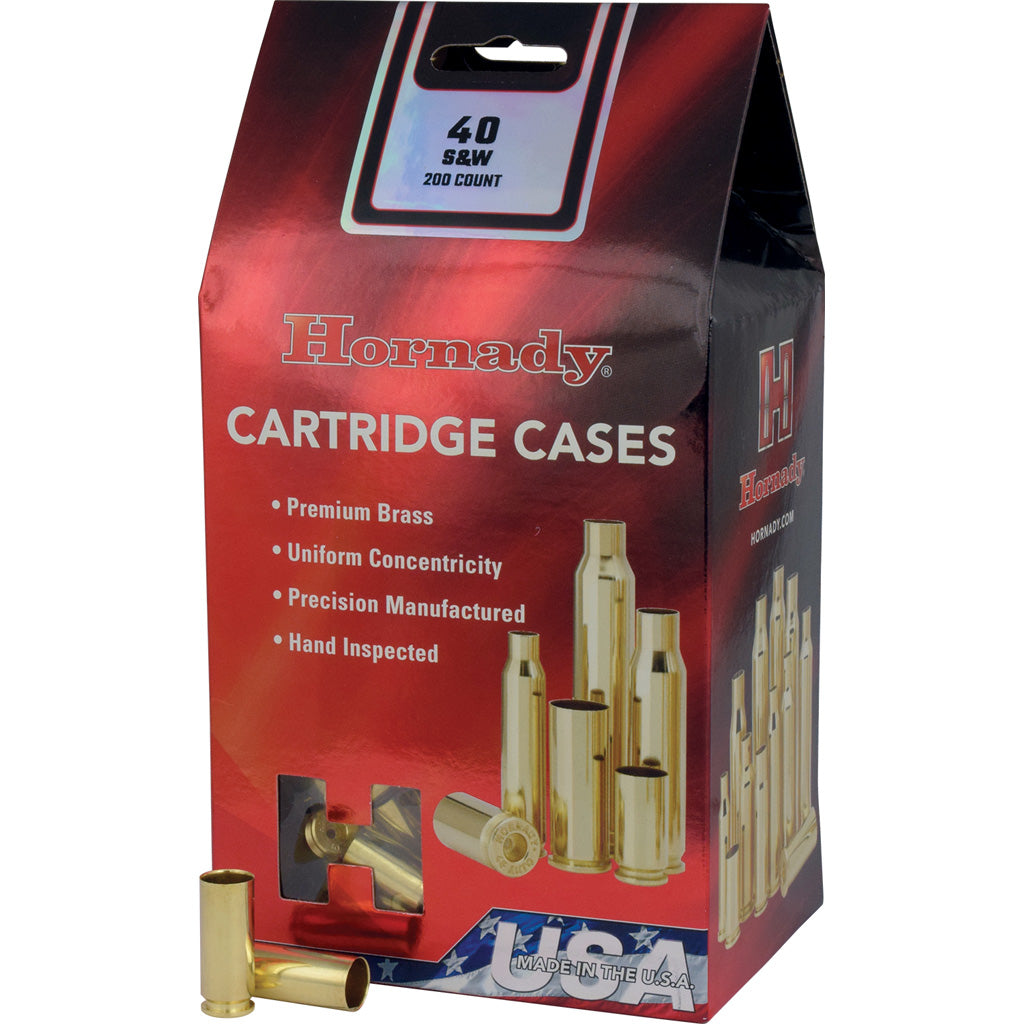 Hornady Unprimed Brass 40 S&amp;W 200 pk.