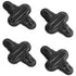 Limbsaver Super String Leech Black 4 Pack - Noise Reduction for Archery