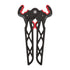 TruGlo Bow Jack Bow Stand Black/Red - Reliable One-Hand Operation
