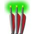 Lumenok Crossbow Bolts 20 in. Barnett Green Moon 3pk.
