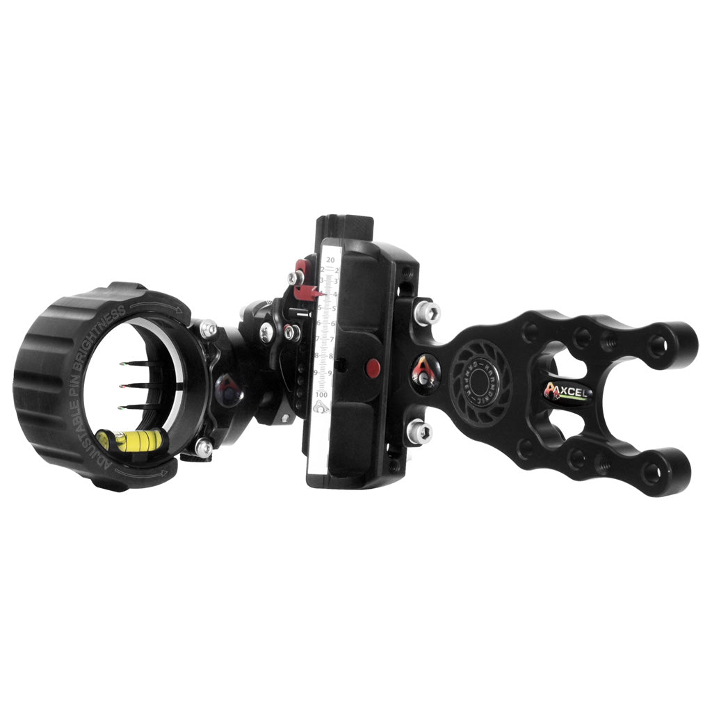 Axcel AccuTouch HD Sight AccuStat 3 Pin .019 RH/LH - Precision Adjustable Archery Sight