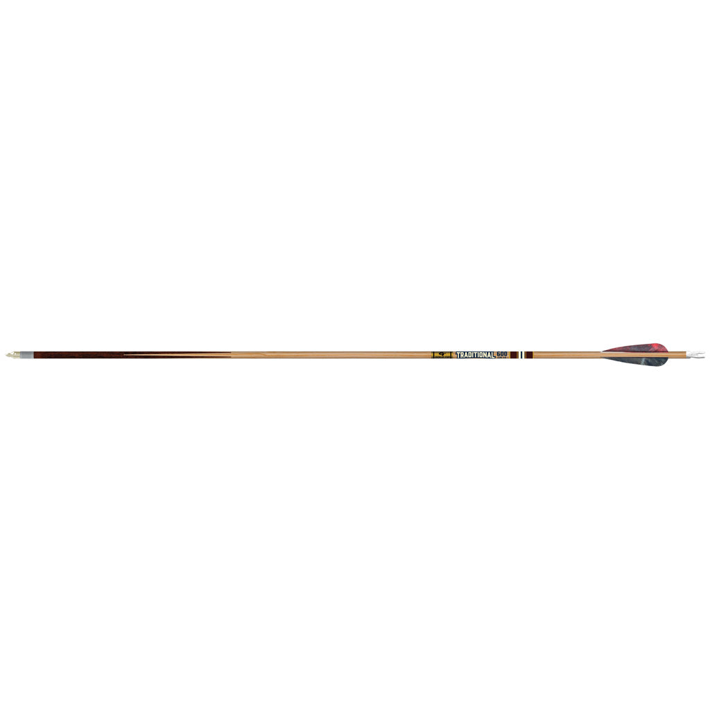 Gold Tip Traditional Classic Arrows 400 with 4 in. Feathers - 6 Pack