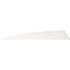 Gateway Shield Cut Feathers White 4 in. RW 100 Pk.