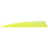 Gateway Shield Cut Feathers Flo Yellow 4 in. RW 100 Pack
