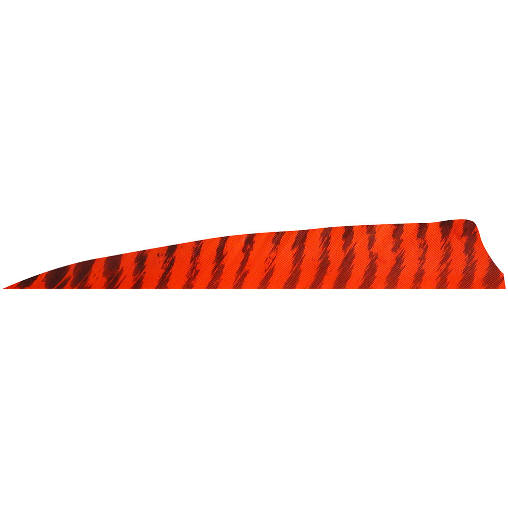 Gateway Shield Cut Feathers Barred Red 4 in. RW - 100 Pack