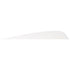 Gateway Parabolic Feathers White 5 in. RW 12 pk.