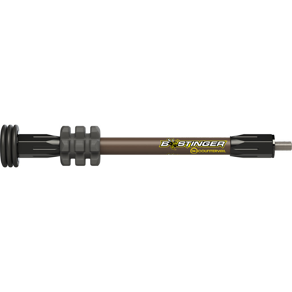 Bee Stinger MicroHex Stabilizer Brown 8 in. - Precision Stabilization for Archery