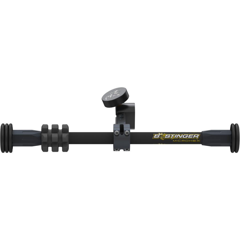 Bee Stinger MicroHex Counter Slide Stabilizer Dovetail Matte Black 10 in. - Ultimate Balance for Archery