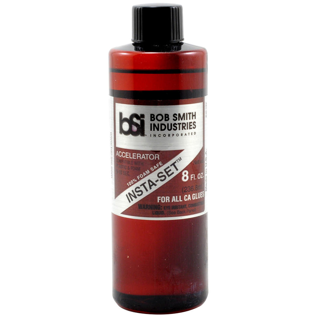 Bob Smith Industries Insta Set Accelerator 8 oz - Fast Cyanoacrylate Glue Setting