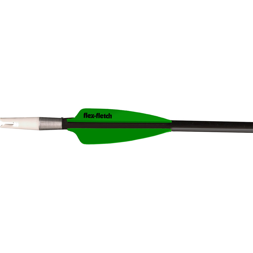Flex Fletch FFP Shield Cut Vanes Flo Green 3.6 in. 39 pk.