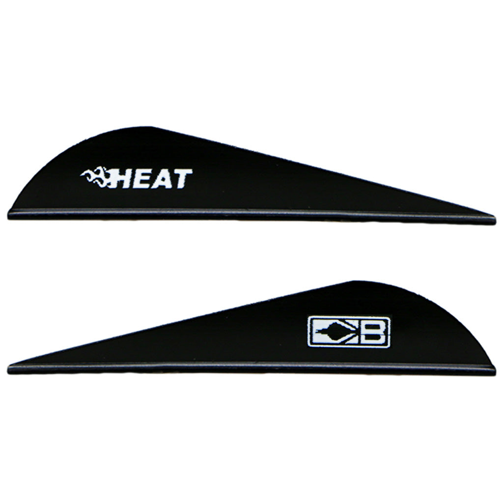 Bohning Heat Vanes Black 36 Pack - Ideal for Hunting and 3D Archery