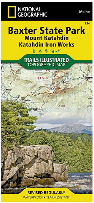 National Geographic Ba X Ter St Prk/Mt Katahdin 