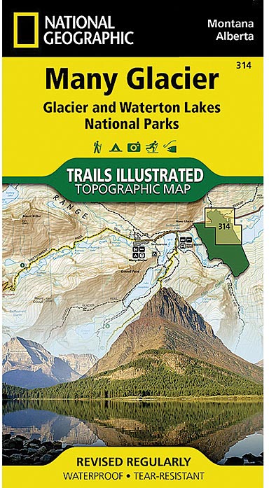 National Geographic Many Glacier Glacier NP 