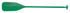 Carlisle Standard Canoe Paddle 57" Green - Durable Aluminum Shaft and Blades