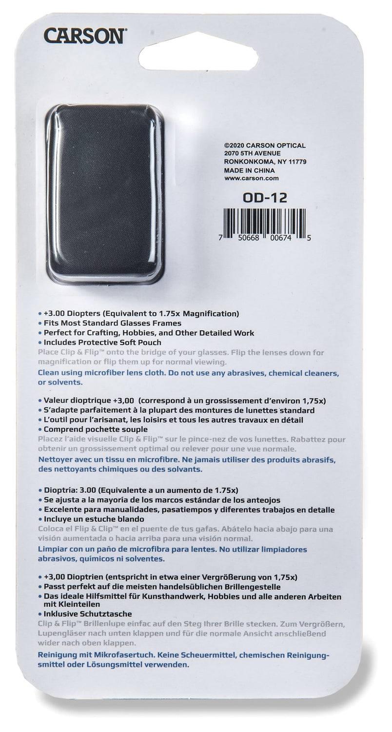 Clip &amp; Flip 1.75 X Magnify Lens
