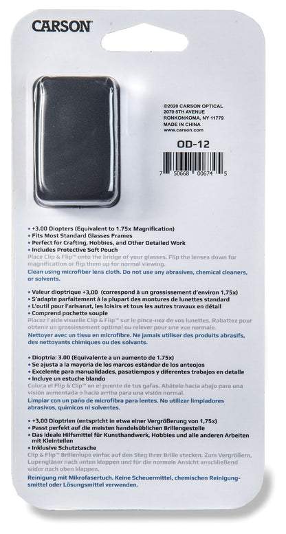 Clip &amp; Flip 1.75 X Magnify Lens