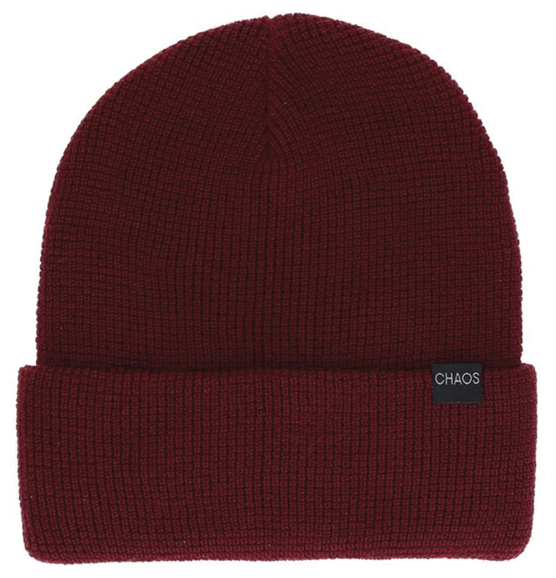 CHAOS Free Ranger Beanie Red - Stylish Warm Knit Hat for Men and Women