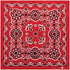 Carolina Manuf Te X As Paisley Bandana Red - Stylish and Versatile Accessory