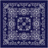 CAROLINA MANUF Te X As Paisley Bandana - Navy