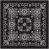 Carolina Manuf Te X As Paisley Bandana - Black