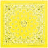 Carolina Manuf Neon Paisley Bandana Yellow