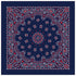 Carolina Manuf Bandana Paisley Blue/Red - Stylish and Versatile Accessory