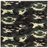 Carolina Manuf Woodland Camouflage Bandana - Versatile Outdoor Accessory