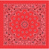 CAROLINA MANUF Bandanas Red with Hang Tag - Stylish & Versatile