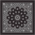 CAROLINA MANUF Black Bandanas with Hang Tag - Perfect for Any Occasion