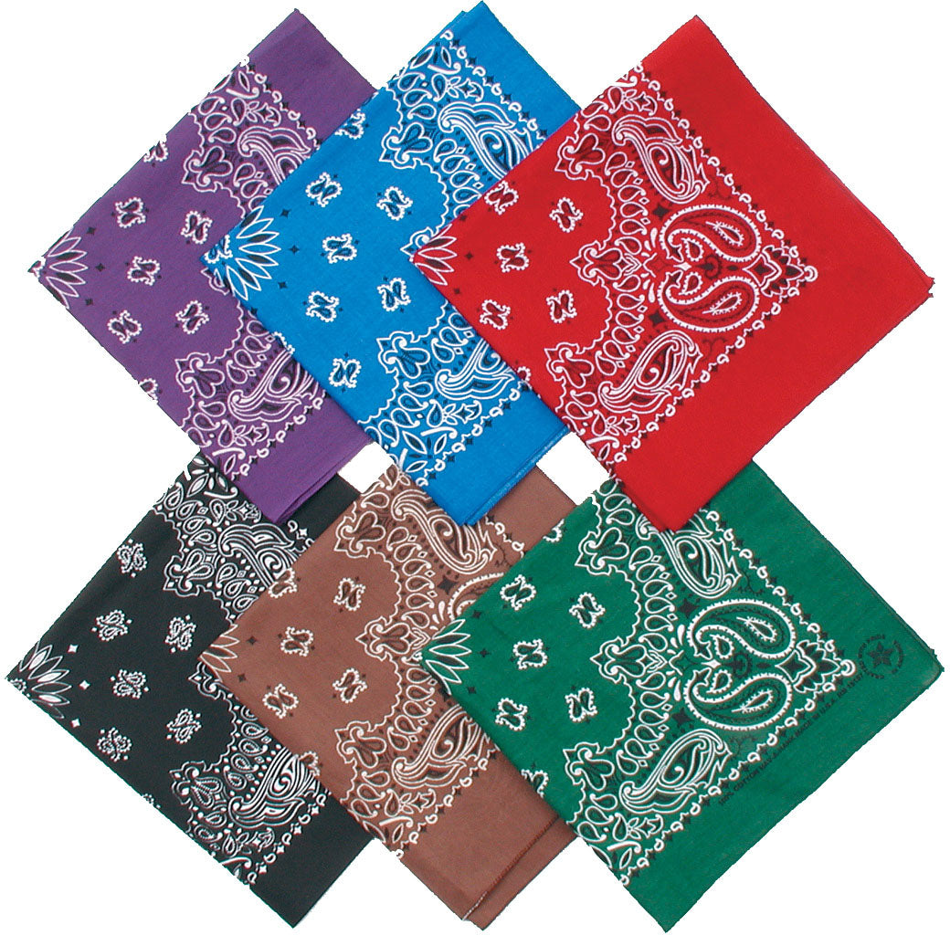 Carolina Manuf Bandana Fashion Dark Hanging Tag