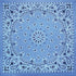 Carolina Manuf Bandana in Chambray Blue with Hanging Tag