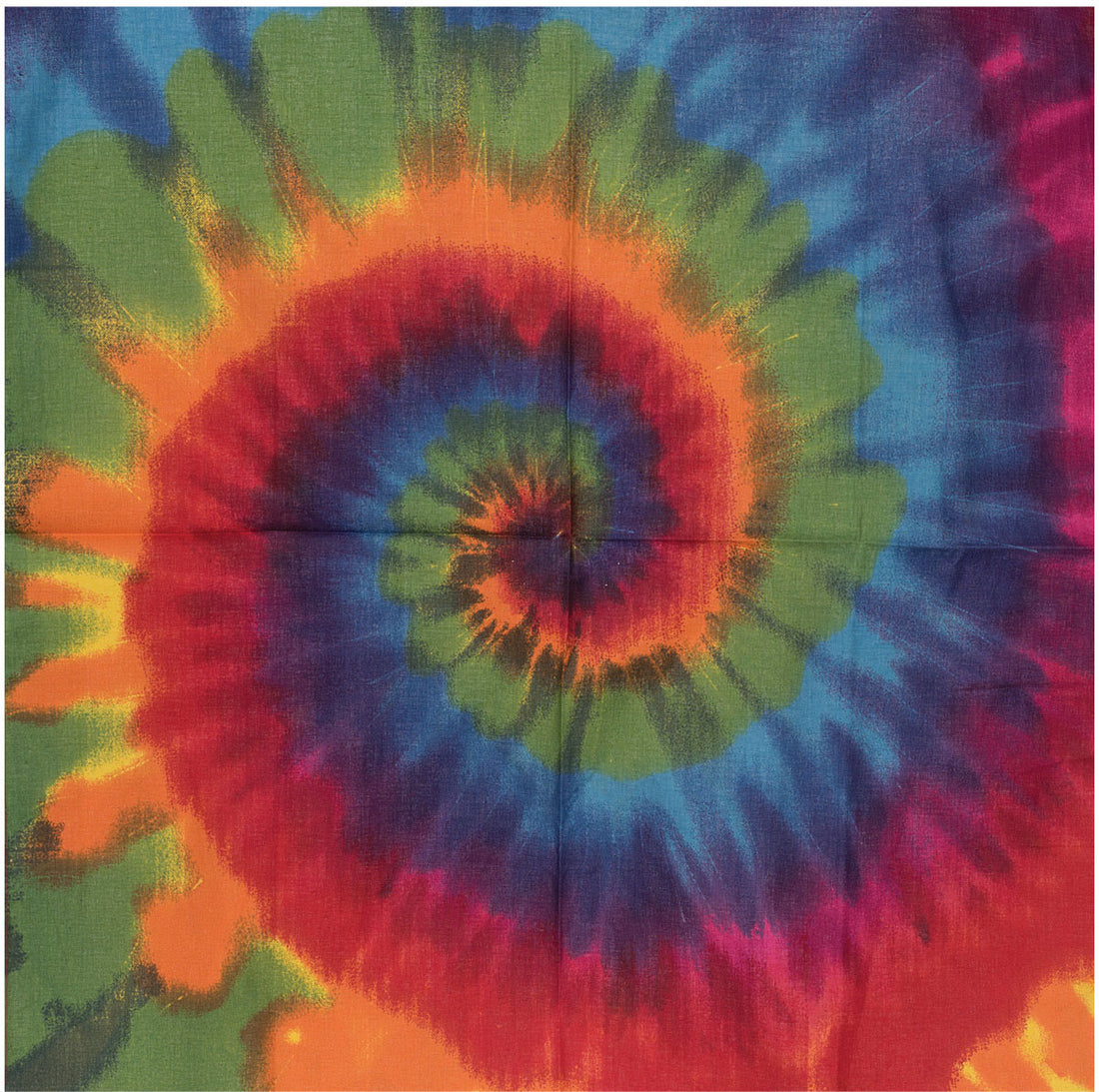 Carolina Manuf Bandana Tie Dye Rainbow - Stylish &amp; Versatile Accessory