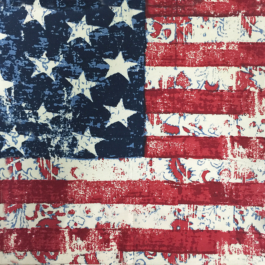 CAROLINA MANUF Us Flag Batik - Premium Quality Fabric