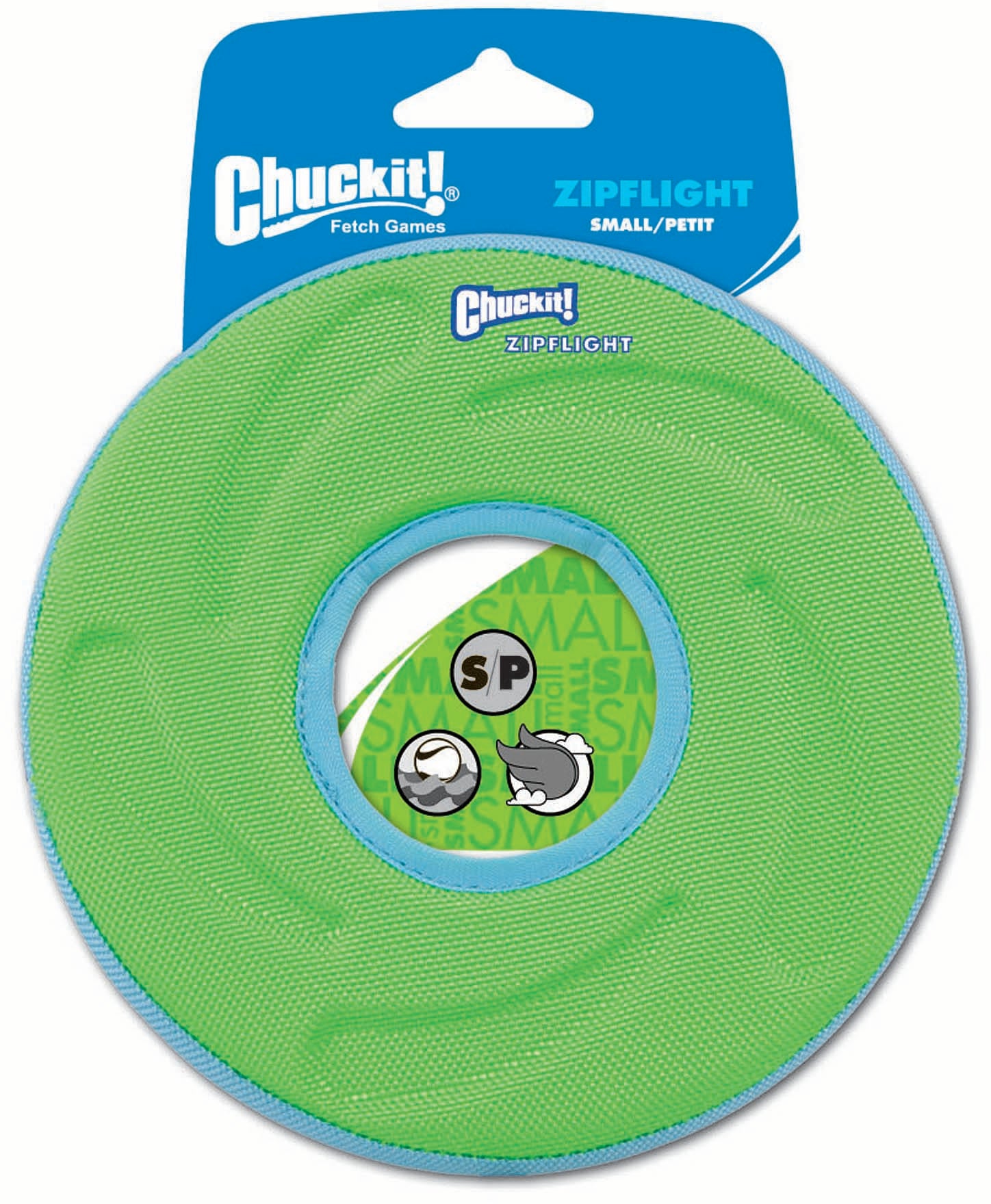 CHUCKIT! Zipflight Ring Small Assorted Dog Toy