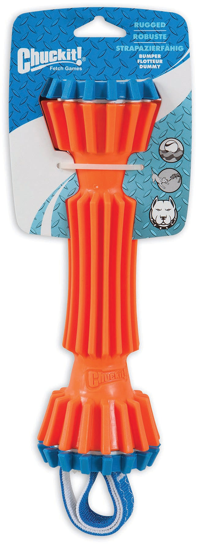 CHUCKIT! Rugged Bumper Large - Durable Dog Toy for Active Play