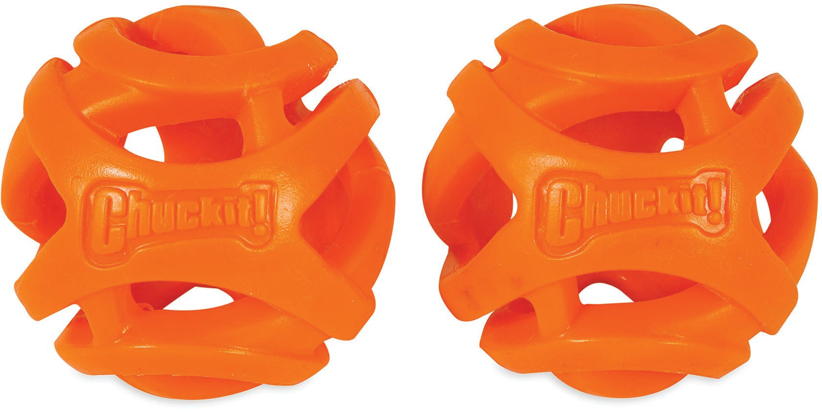 Chuckit! Breathe Right Ball Medium 2 Pack - Durable Rubber Dog Toy