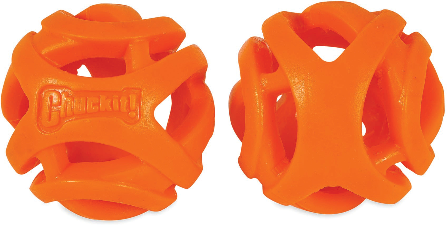 Chuckit! Breathe Right Ball Medium 2 Pack - Durable Rubber Dog Toy