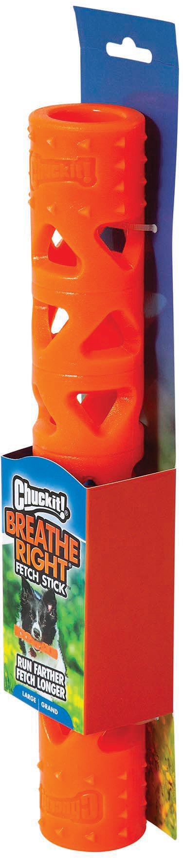 Chuckit! Breathe Right Stick Large - Durable Dog Chew Toy for Active Pets