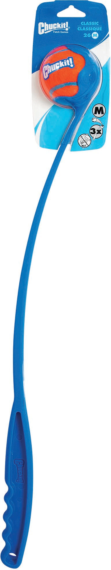 CHUCKIT! Classic 26 M Launcher - Durable Dog Toy Launcher for Long-Distance Fetch