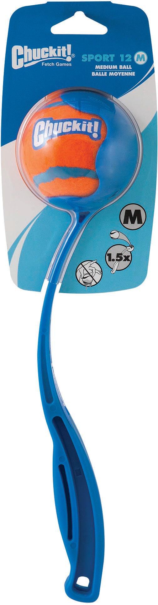 CHUCKIT! S Port 12 M Launcher - High-Performance Dog Toy Launcher for Long-Distance Tosses