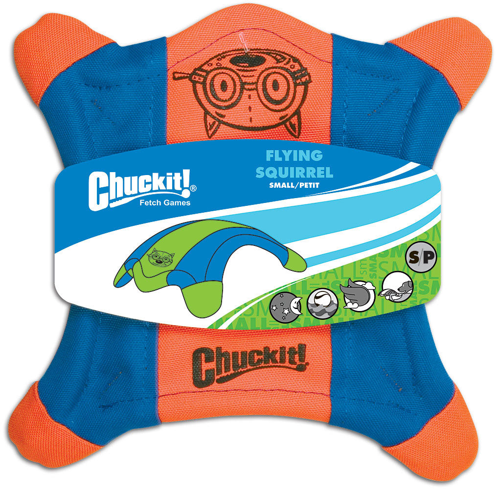 CHUCKIT! Flying Squirrel Small Dog Toy