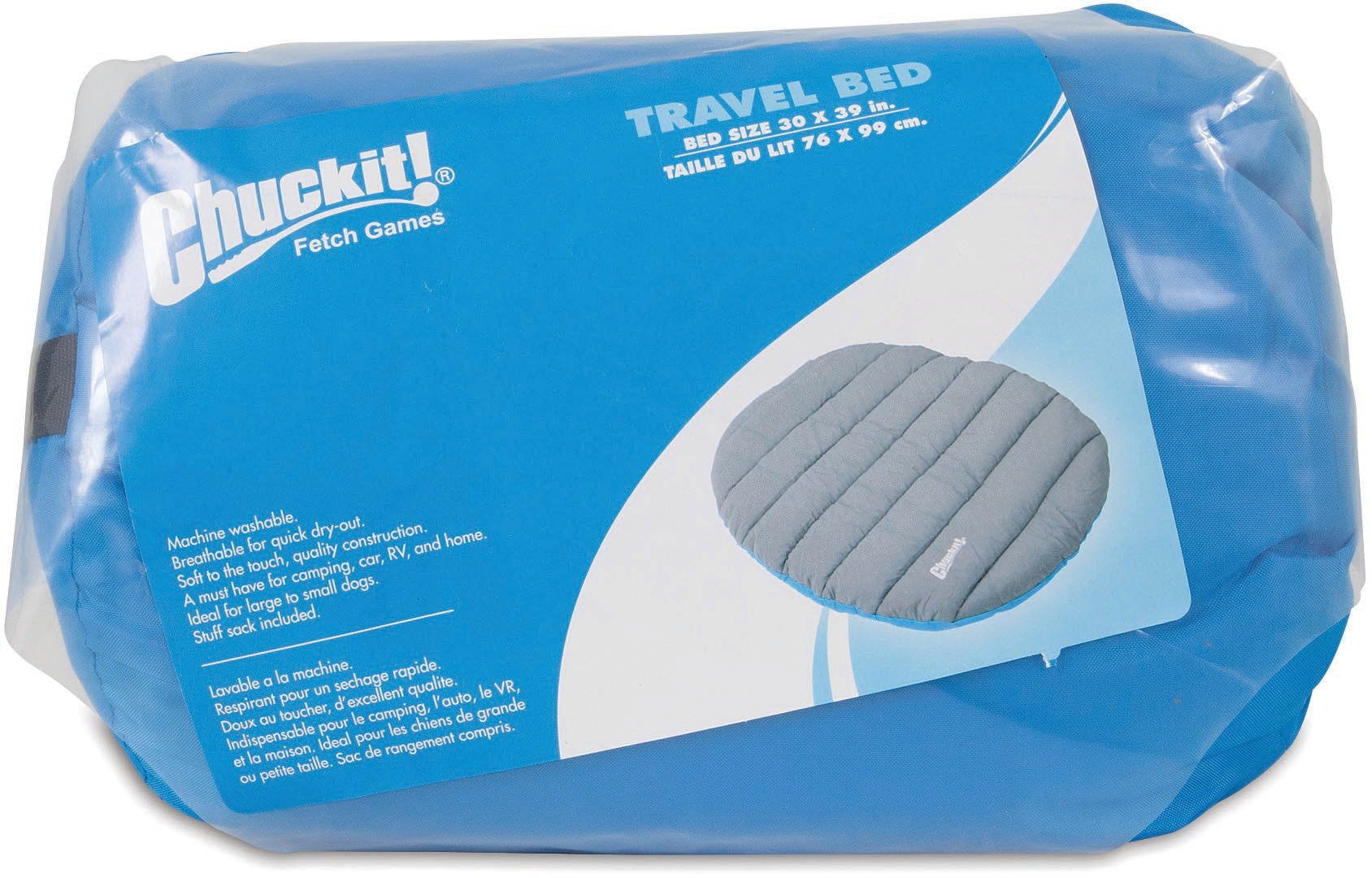 Chuckit! Travel Bed for Dogs - Lightweight Portable Pet Bed