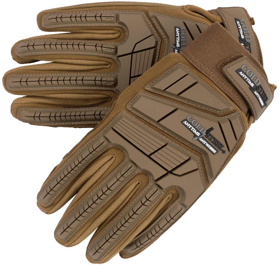 Cold Steel Tactical Glove Tan X-Large for Enhanced Hand Protection and Dexterity