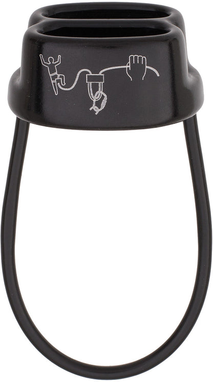 CYPHER Arc Belay Device Matte Black - Reliable Climbing Equipment